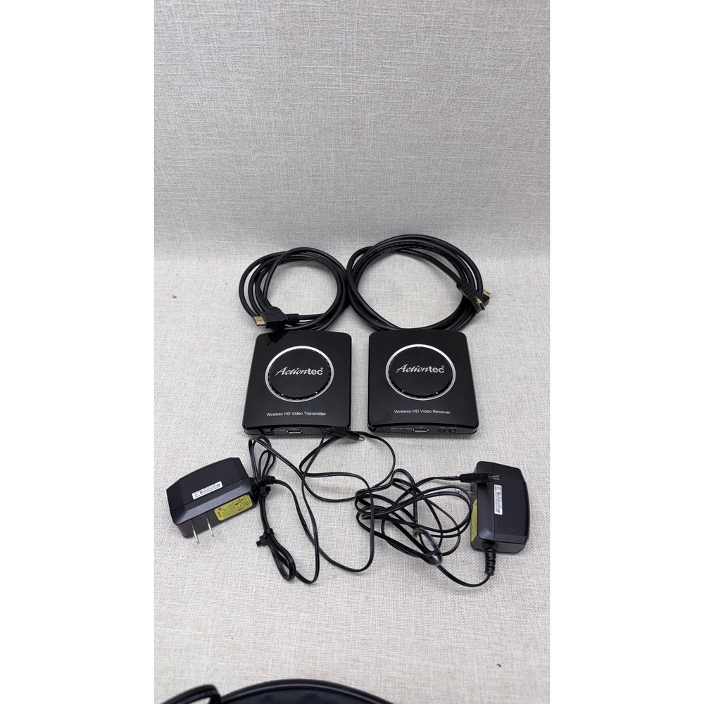 Actiontec MyWirelessTV2 Wireless HD Video Transmitter Receiver Kit MWTV2TX Black